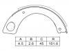 Bremsbackensatz Brake Shoe Set:36160-T9325